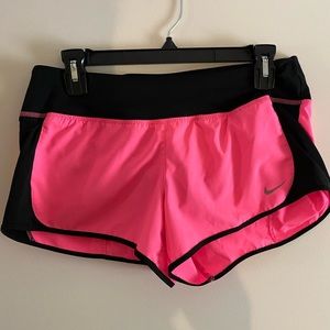 Hot pink nike shorts